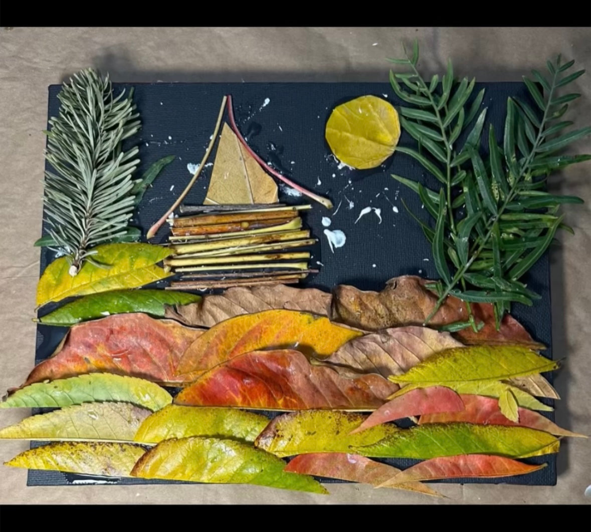 Let's make a nature collage!